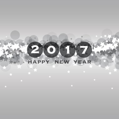  Yeni yıl kartı, kapak veya arka plan şablonu - 2017