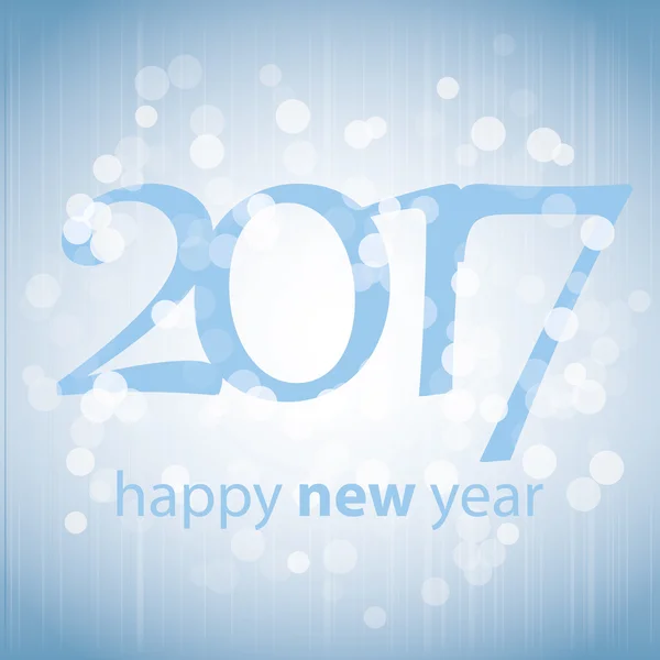 Лучшие пожелания - синий абстрактный современный стиль, поздравительная открытка с Новым годом, или фон, шаблон креативного дизайна - 2017 — стоковый вектор