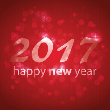  Yeni yıl kartı arka plan - 2017 