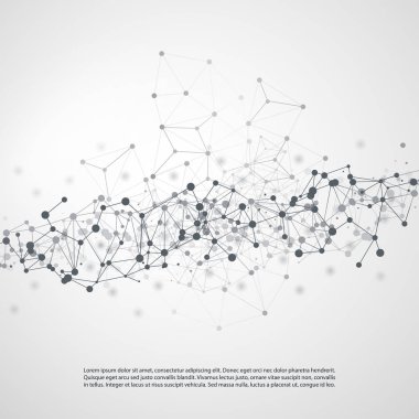 Soyut bulut bilgi işlem ve küresel ağ bağlantıları konsept tasarımı ile şeffaf geometrik kafes, tel kafes