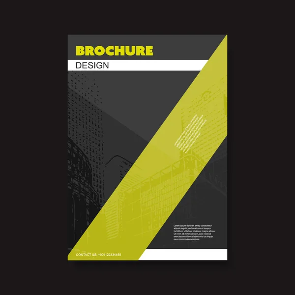 Moderne brochure ontwerpsjabloon — Stockvector