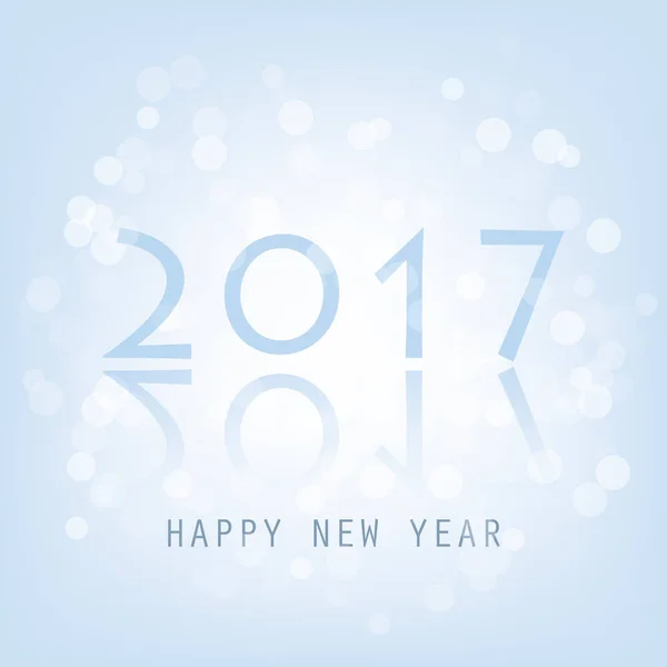 Лучшие пожелания - синий абстрактный современный стиль, поздравительная открытка с Новым годом, или фон, шаблон креативного дизайна - 2017 — стоковый вектор