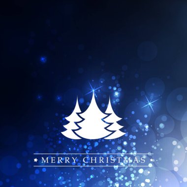 Renkli Modern tarzı mutlu tatiller, Merry Christmas tebrik veya etiketi, parlak bir arka plan bulanık Noel ağacına hediye kart tasarımı 