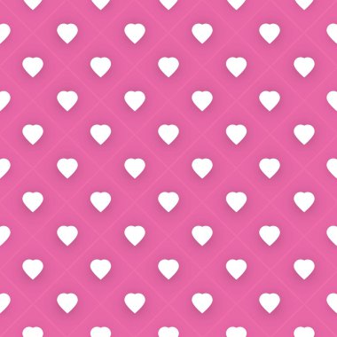 Abstract Purple Hearts desen