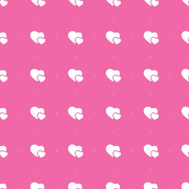 Abstract Purple Hearts desen 