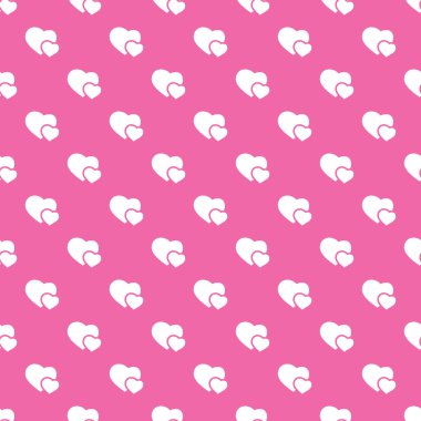 Abstract Purple Hearts desen 