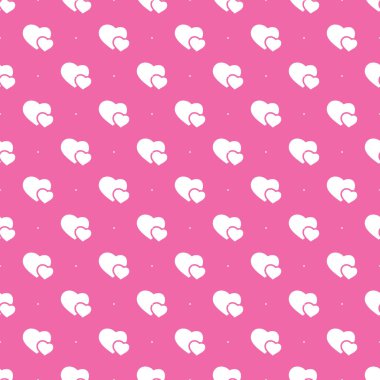 Abstract Purple Hearts desen 
