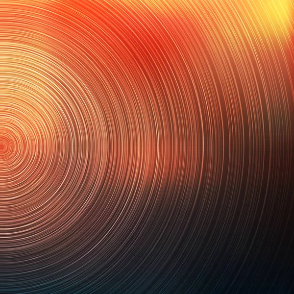 Абстрактные красочные концентрические полукруги на размытом фоне — стоковый вектор