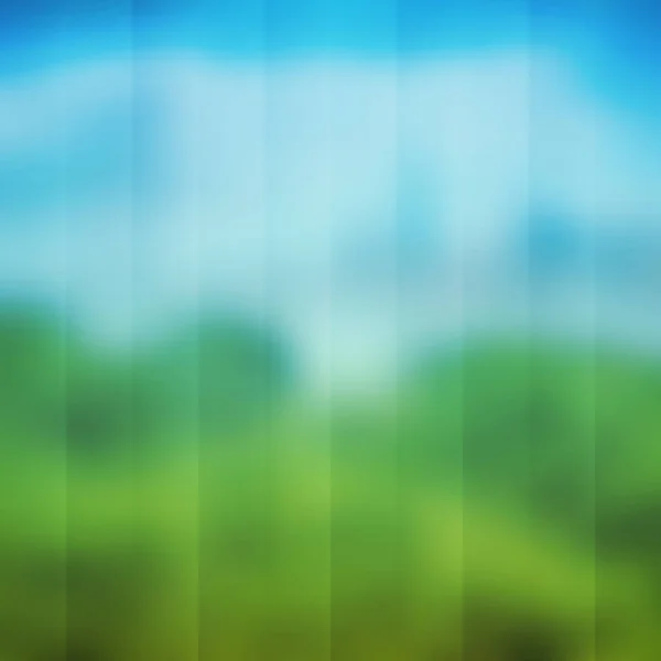 Patrón de rayas transparentes coloridas abstractas sobre fondo borroso, diseño vectorial — Vector de stock