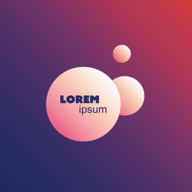 Çizgili arka plan yuvarlak etiketleri