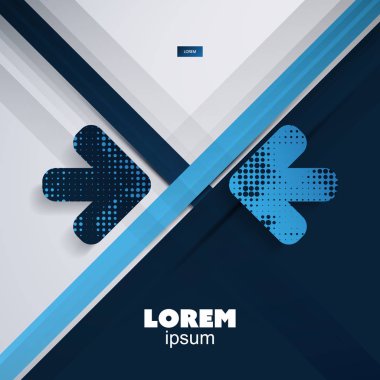 Arka plan, broşür şablonu - tasarım işiniz için