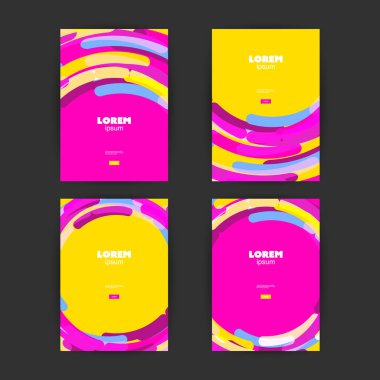 Desenli - afiş, posterlerini açmaları, posterler, el ilanları için uygun renkli kapakları