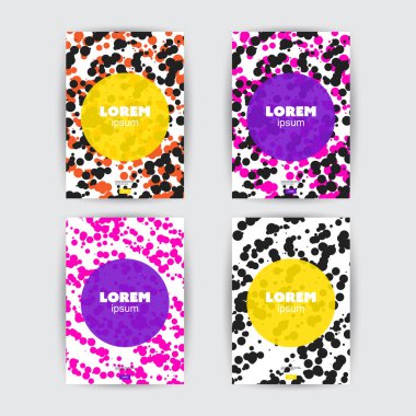 Benekli desenli - afiş, posterlerini açmaları, posterler, el ilanları için uygun renkli kapakları