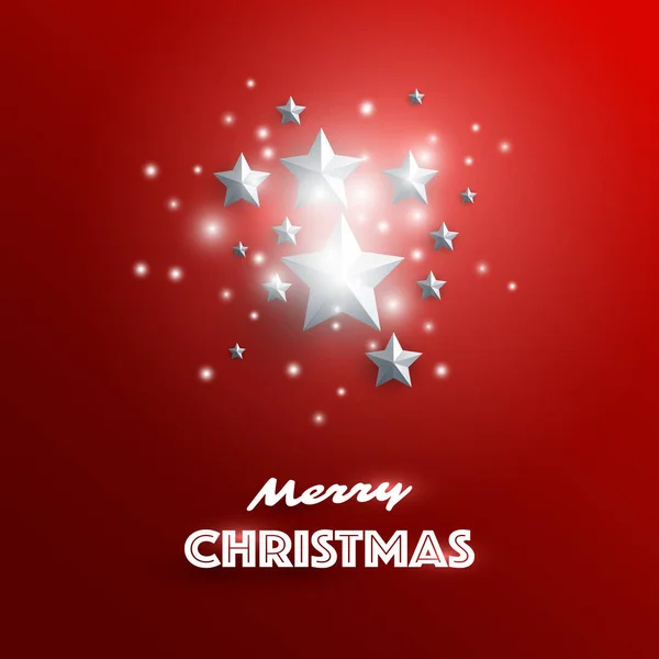 God jul, Happy Holidays gratulationskort — Stock vektor