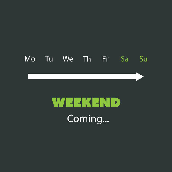 Weekend is Coming - Banner Design Template