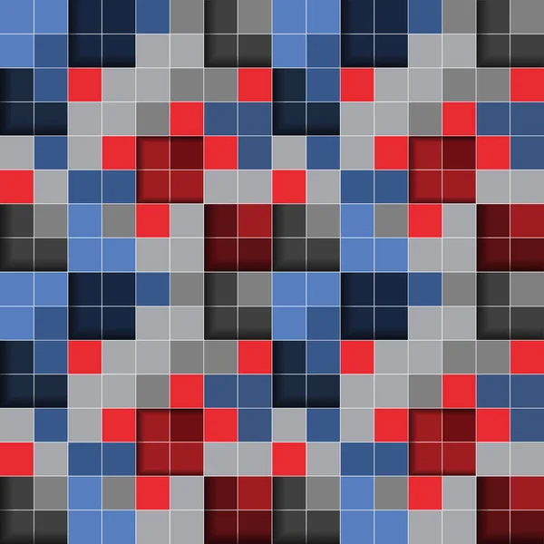 Colorido Checkered fundo Vector Design —  Vetores de Stock