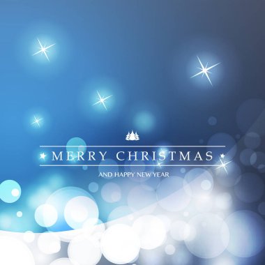 En iyi dilek - renkli Modern tarzı mutlu tatiller, neşeli Noel tebrik kartı ile parlak bir arka plan bulanık etikette