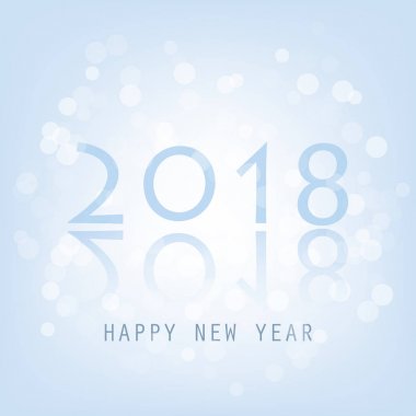 Yeni yıl kartı arka plan - 2018