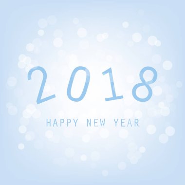 Yeni yıl kartı arka plan - 2018
