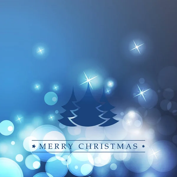 Цветные счастливые праздники, весёлые рождественские открытки с ярлыком, Рождественская ёлка на блестящем размытом фоне — стоковый вектор