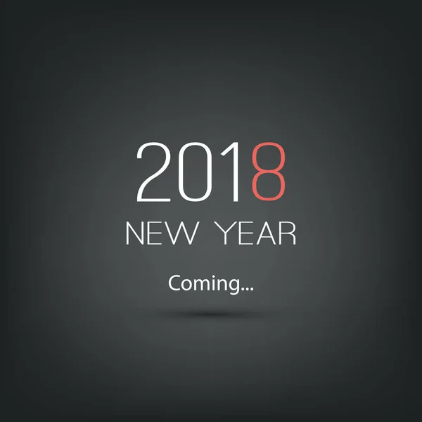 Новорічний прихід - 2018 — стоковий вектор
