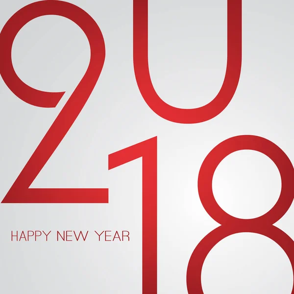 Najlepsze życzenia - streszczenie styl Retro z życzeniami szczęśliwego nowego roku lub w tle, kreatywnych szablon - 2018 — Wektor stockowy