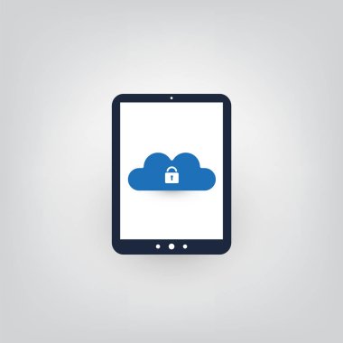 Cloud Computing tasarım konsepti - mobil bilgi işlem, güvenli ağ bağlantıları, teknolojik altyapı