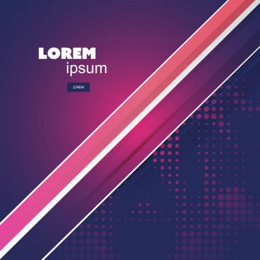 Soyut Benekli ve Çizgili Arkaplan Tasarım Şablonu