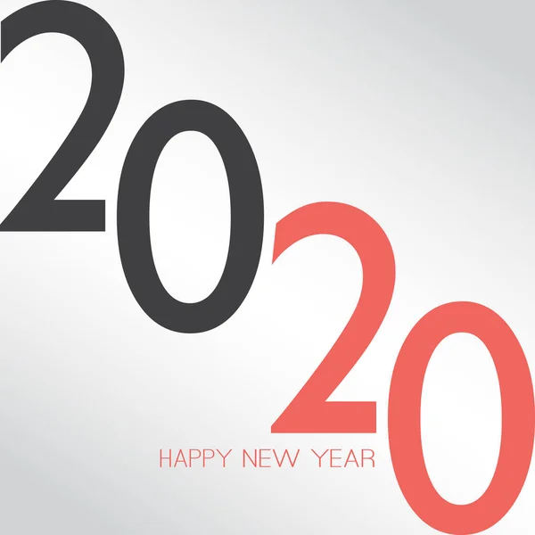 Melhores Desejos - Abstract Retro Style Feliz Ano Novo cartão de saudação —  Vetores de Stock