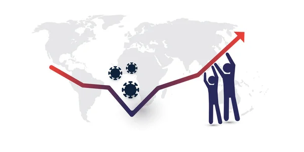 Join Forces Coronavirus Economic Impact All World Hard Work Ahead — Stock Vector