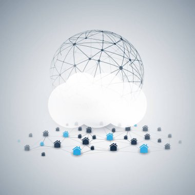 Evde Çalışan ve Sadece İnternet üzerinden Sosyal Bağlantılar Yapan İnsanların Sayısının Artması - Küresel Bulut Hizmetlerine Erişen Ev Ofisleri - Uzaktan Çalışma, Sunucu Erişim Tasarımı