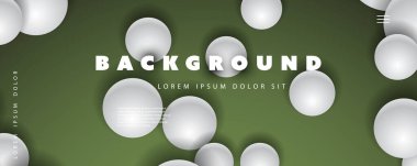 Soyut Yeşil ve Gri Asgari Geometrik Desen Arkaplan, Çok Amaçlı Şablon, Küre, Gradyan Şekiller, Geleceğin Posteri, Başlık veya İniş Sayfa Tasarımı - Vektör İllüstrasyonu