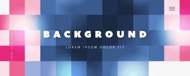 Soyut Renkli Minimum Geometrik Desen Arkaplan, Çok Amaçlı Şablon, Mozaik Gradyan Şekilleri, Geleceğin Posteri, Banner, Başlık veya İniş Sayfası Tasarımı - Vektör İllüstrasyonu