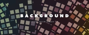 Soyut Renkli Minimum Geometrik Desen Arkaplan, Çok Amaçlı Şablon, Mozaik Gradyan Şekilleri, Retro Stil Posteri, Banner, Başlık veya İniş Sayfa Tasarımı - Vektör Resimleri