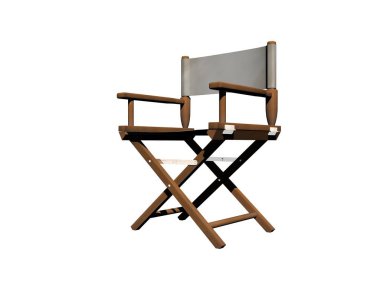 Bel soğukluğu sinema beyaz ve siyah - 3d render