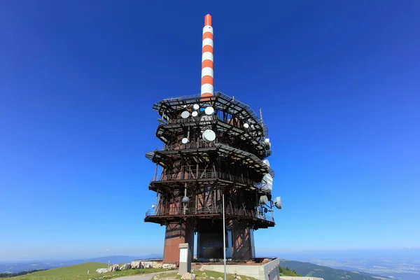 Very nice view from Chasseral mountain Jura — Stock Photo, Image