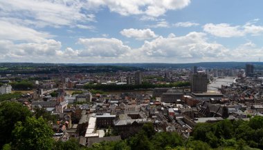 Very nice view of the city of Liege in Belgium