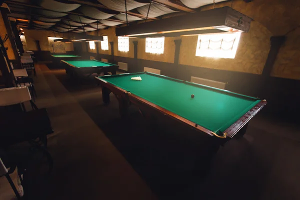 Modern billiard saloon — Stock Photo, Image