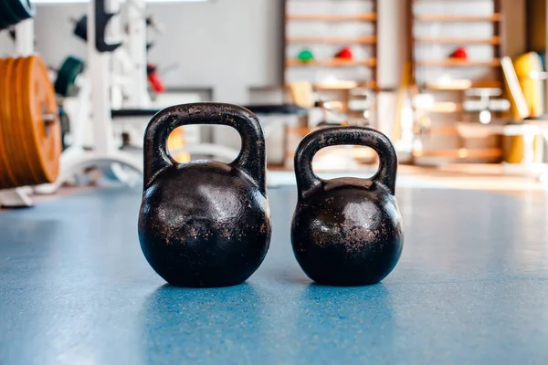 Two kettle bells — Stock Photo, Image