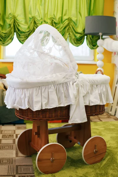 Preschool room decorated with baby carriage — Stock Photo, Image