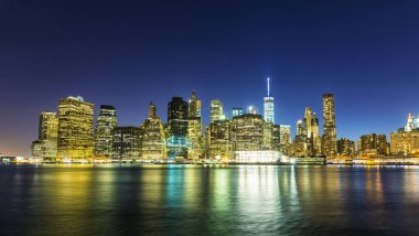 Manhattan gökdelen geceleri