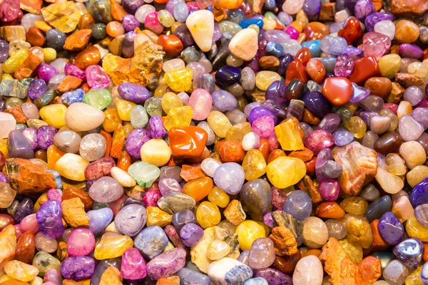 Färgglada smycken stenar — Stockfoto