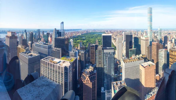 Центр міста міський пейзаж Манхеттен — стокове фото