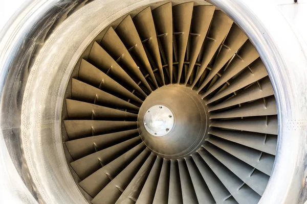 Jet engine blades — Stock Photo, Image