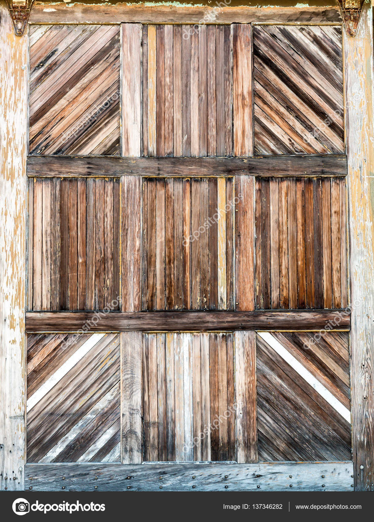 Vieille Porte En Bois De Grange Photographie Nomadsoul1