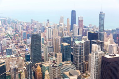downtown Chicago içinde gökdelenler