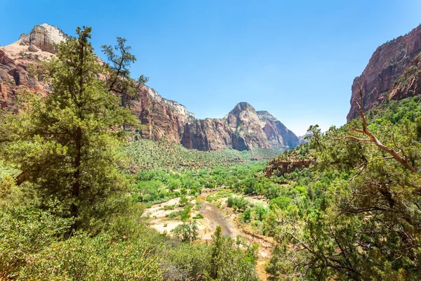 Zion Nemzeti Park, Amerikai Egyesült Államok — Stock Fotó