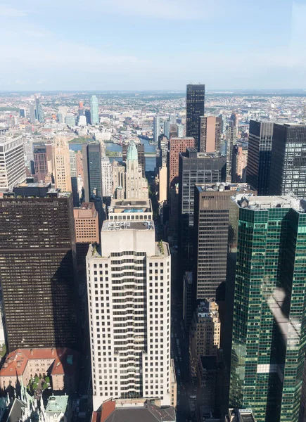 Manhattan midtown with skyscrapers — Stock Photo, Image