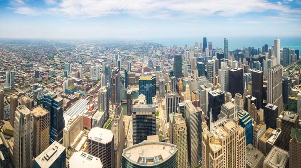 Wieżowce w Chicago downtown — Zdjęcie stockowe