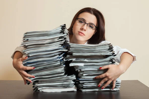 Junge Buchhalterin — Stockfoto